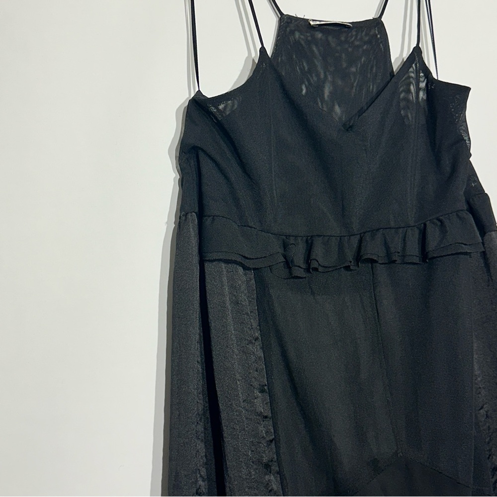 Zara Collection Maxi Patchwork Sheer Slip Dress - Picture 7 of 16